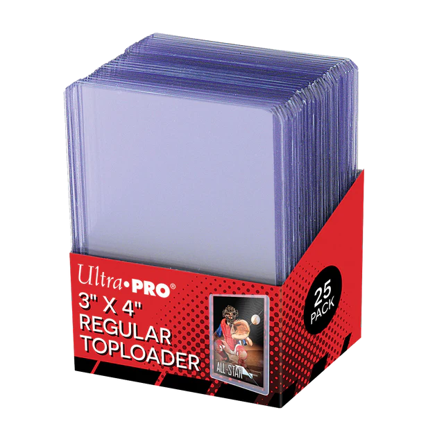 Ultra Pro 25 count 3 X 4 Top Loader Card